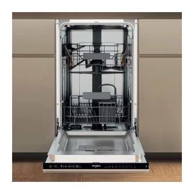 Whirlpool WH2IC10BS7LA0 beépíthető mosogatógép 45cm teljesen integrált