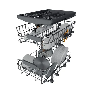 Whirlpool WH6IC11BS7LSA0 beépíthető mosogatógép, teljesen integrált 45cm 