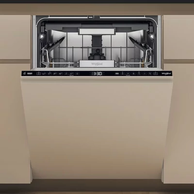 Whirlpool WH 7IA115B2M3TUS0 teljesen beépíthető mosogatógép, 15 teríték , PowerClean Pro, NaturalDry szárítási rendszer