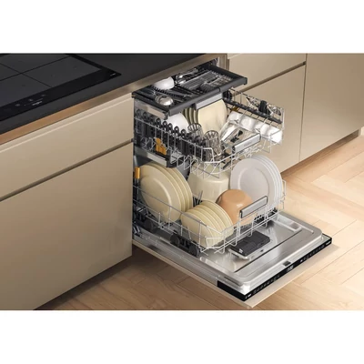Whirlpool WH 7IA115B2M3TUS0 teljesen beépíthető mosogatógép, 15 teríték , PowerClean Pro, NaturalDry szárítási rendszer