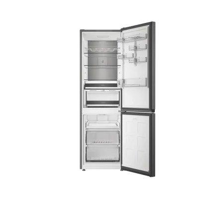 Whirlpool WHK 26373 XBR6EA szabadonálló alulfagyasztós hűtőszerkény, Dual NoFrost, inox, 370 liter,