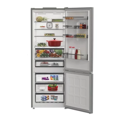 Whirlpool WHK2 6494 X6E 70cm széles szabdonálló alulfagyasztós hűtőszerkény ,Dual NoFrost 