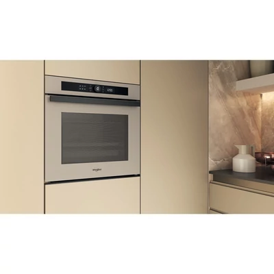 Whirlpool WOI4S8HM2SEA beépíthető sütő, XXL sütőtér, Airfry , urban beige szín