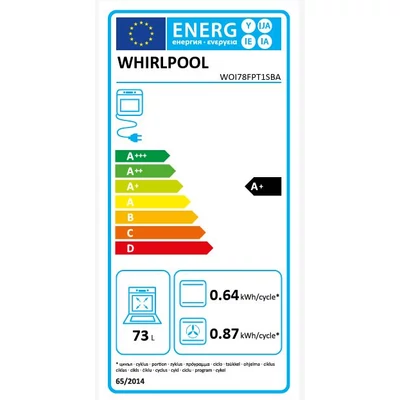 Whirlpool WOI78FPT1SBA beépíthető sütő fekete pirolitikus