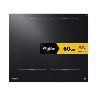 Whirlpool WTX6019DCF beépíthető indukciós főzőlap,Clean Protect üvegkerámia felület, összekapcsolható zónák vízszintesen és függőlegesen 
