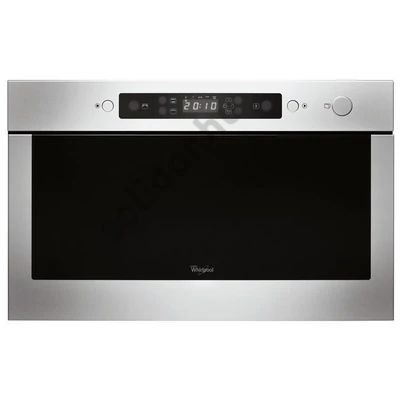 Whirlpool AMW439IX beépíthető mikrohullámú sütő inox 38cm 22L