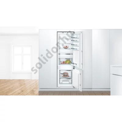 Bosch KIS87AFE0 Serie6 beépíthető alulfagyasztós hűtő LowFrost HydroFresh Box 209+61L 178cm