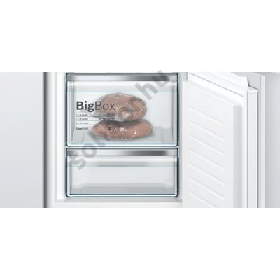 Bosch KIS87AFE0 Serie6 beépíthető alulfagyasztós hűtő LowFrost HydroFresh Box 209+61L 178cm