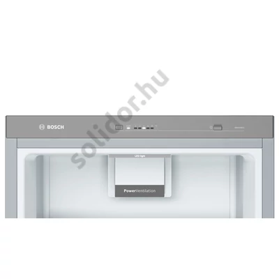 Bosch KSV33VLEP Serie 4 egyajtós hűtő Szálcsiszolt acél színű, E energiaosztály 324L 176x60x65cm