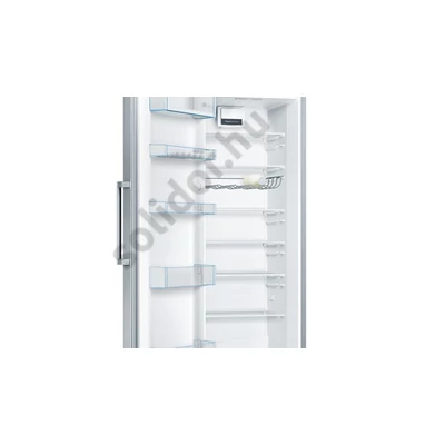 Bosch KSV33VLEP Serie 4 egyajtós hűtő Szálcsiszolt acél színű, E energiaosztály 324L 176x60x65cm