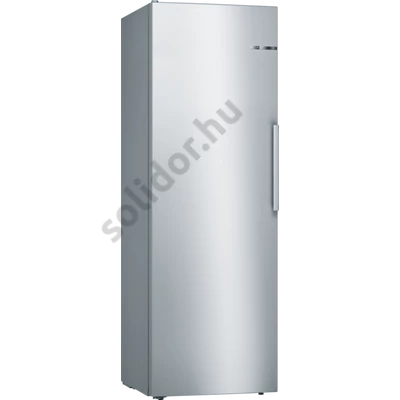 Bosch KSV33VLEP Serie 4 egyajtós hűtő Szálcsiszolt acél színű, E energiaosztály 324L 176x60x65cm
