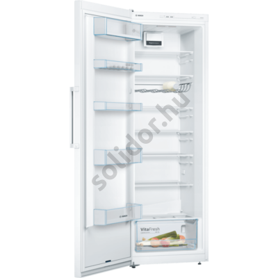 Bosch KSV33VWEP Serie 4 egyajtós hűtő fehér E 324L 176x60x65cm
