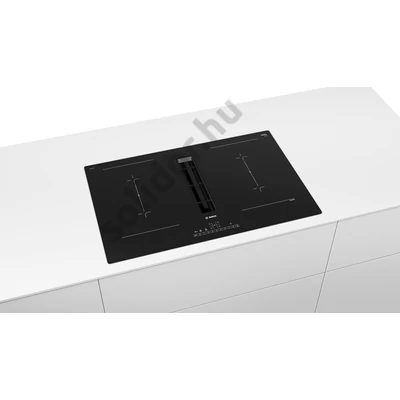 Bosch PVQ811F15E Serie 6 CombiInduction főzőlap beépített páraelszívóval 2. generáció 80cm 7,4kW