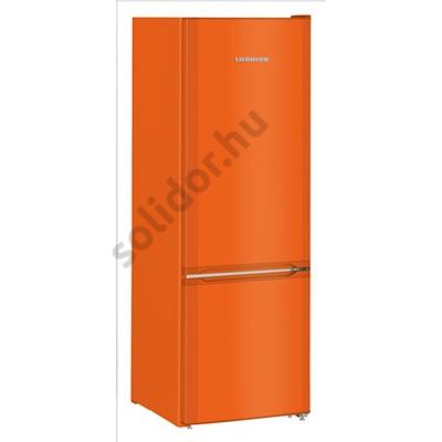 Liebherr CUno2831 Comfort ,,F" 212/53L alulfagyasztós hűtőszekrény narancssárga 161x55x63cm