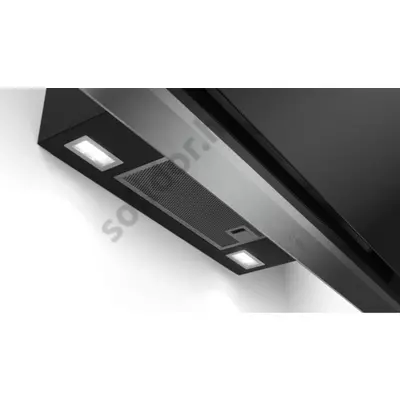 Bosch DWK98PR60 Serie 8 Home Connect döntött fali páraelszívó 90 cm fekete üvegernyő 840m3/h LED PerfectAir szenzor 
