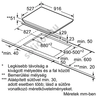 Bosch PXV975DV1E Serie8 HomeConnect FlexInduction főzőlap PerfectFry sensor 90cm 11,1kW