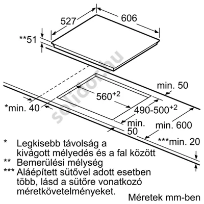 Bosch PXX675DC1E Serie 8 teljes Flexindukciós főzőlap 60cm 7,4kW