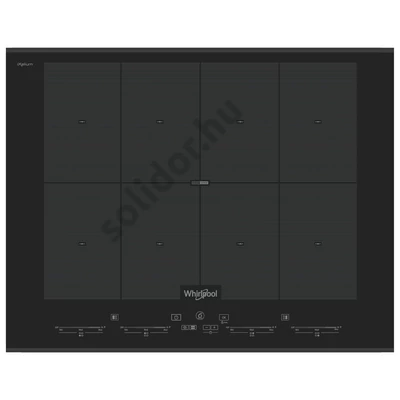Whirlpool SMO658CBTIXL SmartCook indukciós főzőlap 65cm iXelium™ felület 8 indukciós főzőzóna